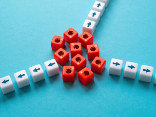 Way out of a dangerous situation. Find ways out of a problem. Panic on stock market. Financial stress test. Plan of action on escape from a hazardous or risky circumstance. Navigate towards safety