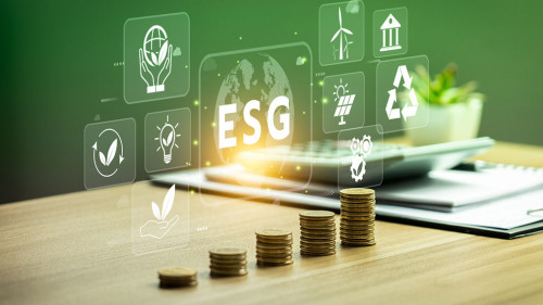 ESG environmental social governance investment business concept. social business strategy, environment, sustainability-related risks