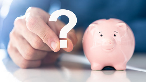 Piggy Bank Money Savings Question Mask