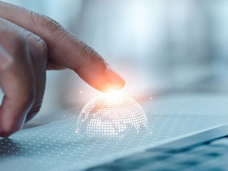 Digital global network technology expansion, business marketing