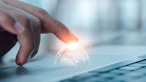 Digital global network technology expansion, business marketing