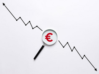 Analyzing the dynamics of the growth and fall of the Euro curren