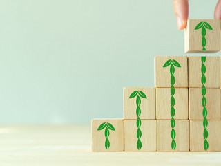 Growth of ESG and sustainable investment concept. Investment for