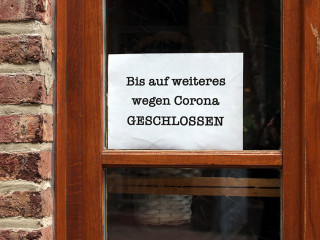 bis auf weiteres wegen corona geschlossen