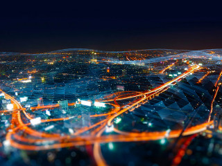 Wireless network and Connection technology concept with Abstract