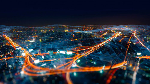 Wireless network and Connection technology concept with Abstract