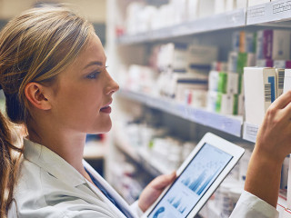 According to this online tool, this medication will work best. Shot of a pharmacist using her digital tablet while working in a isle.