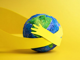 World Earth Day Concept. Green Energy, ESG, Renewable and Sustai