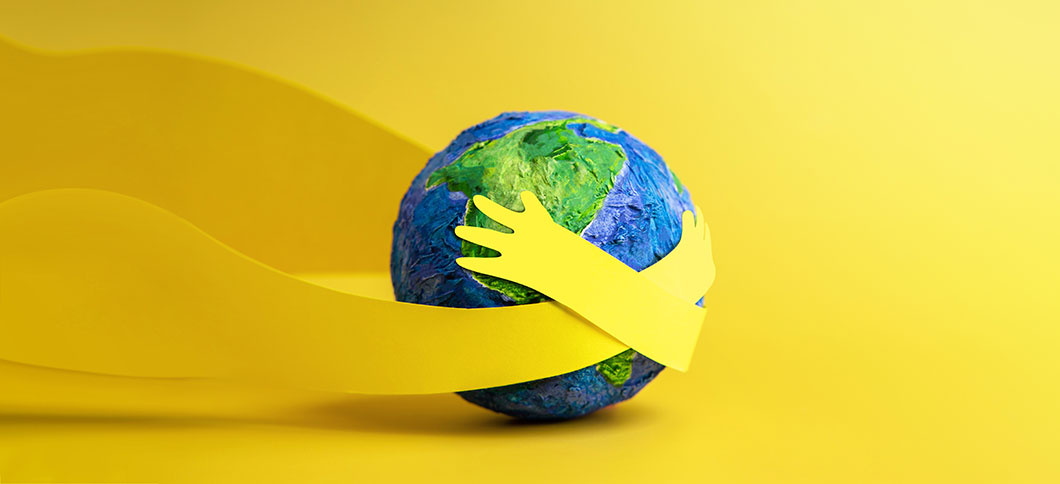 World Earth Day Concept. Green Energy, ESG, Renewable and Sustai