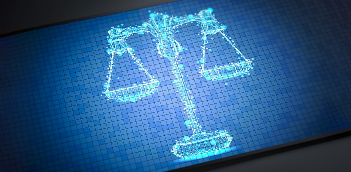Cyber law concept