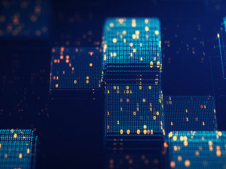 Block chain concept.