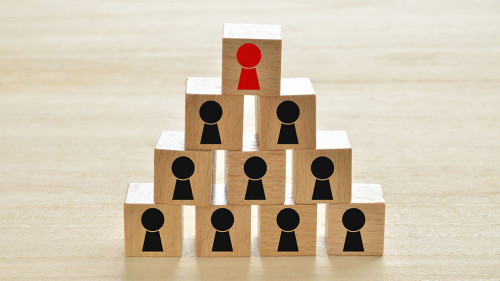 Pyramid of Human Figures