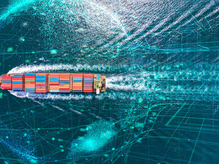 Communication technology for internet business Cyber. Global pla