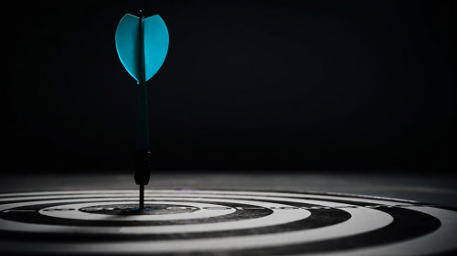 Success goals Targeting the business concept. The concept of sta