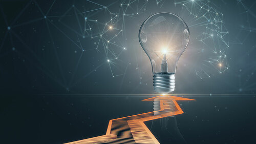 Idea and innovation concept