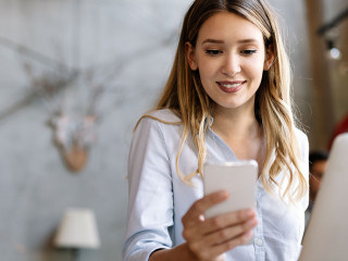 Beautiful executive business woman, ceo, coworker at the workspace office