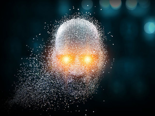 Virtual reality and artificial intelligence concept