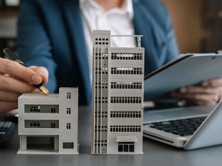 Home Insurance and Real estate investment concept, new client a