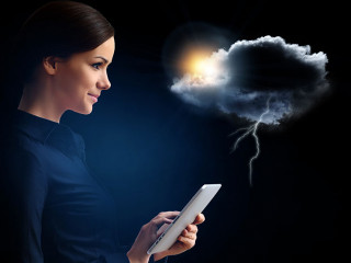 Business and innovation concept . Mixed media