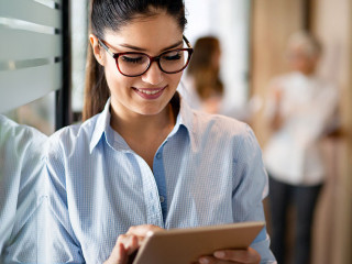 CEO owner leader company staff member portrait, possibly finance, accountant, manager