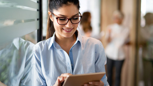 CEO owner leader company staff member portrait, possibly finance, accountant, manager