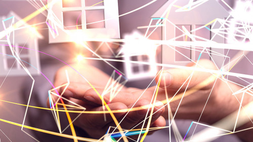 Hands - Holding House digital concept