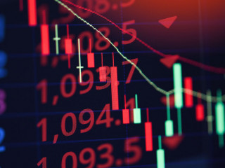 Stock market exchange loss trading graph analysis investment ind