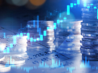 Finance and money technology background concept of business prosperity and asset