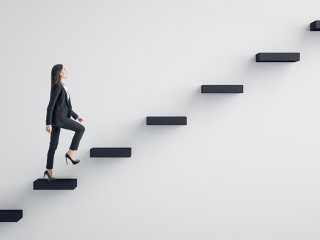 Leadership and career development concept