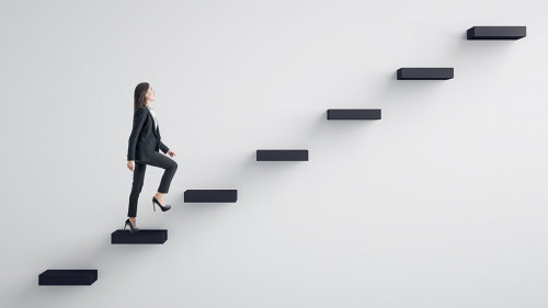 Leadership and career development concept