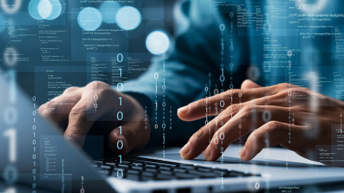 Programmers and cyber security technologies design websites and