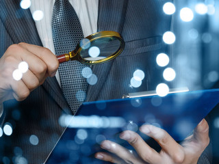 The lawyer examines the case .