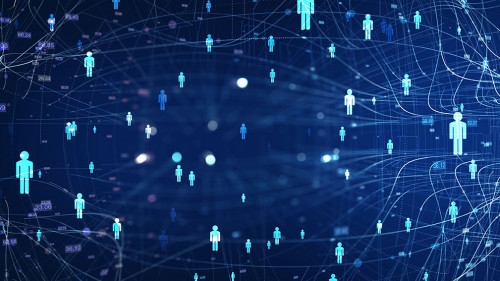 Social network virtual screen background