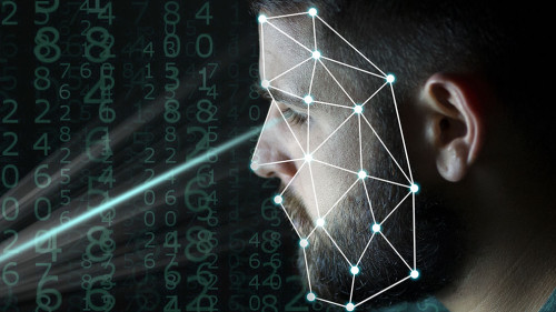 Biometrics identification and face detection verification concep