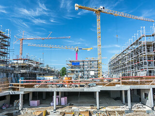 Auf der Baustelle
