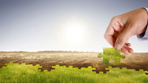 Climate change concept