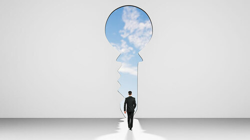 Access and leadership concept