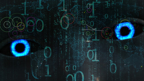 Artificial Intelligence High Tech Digital Hacker War