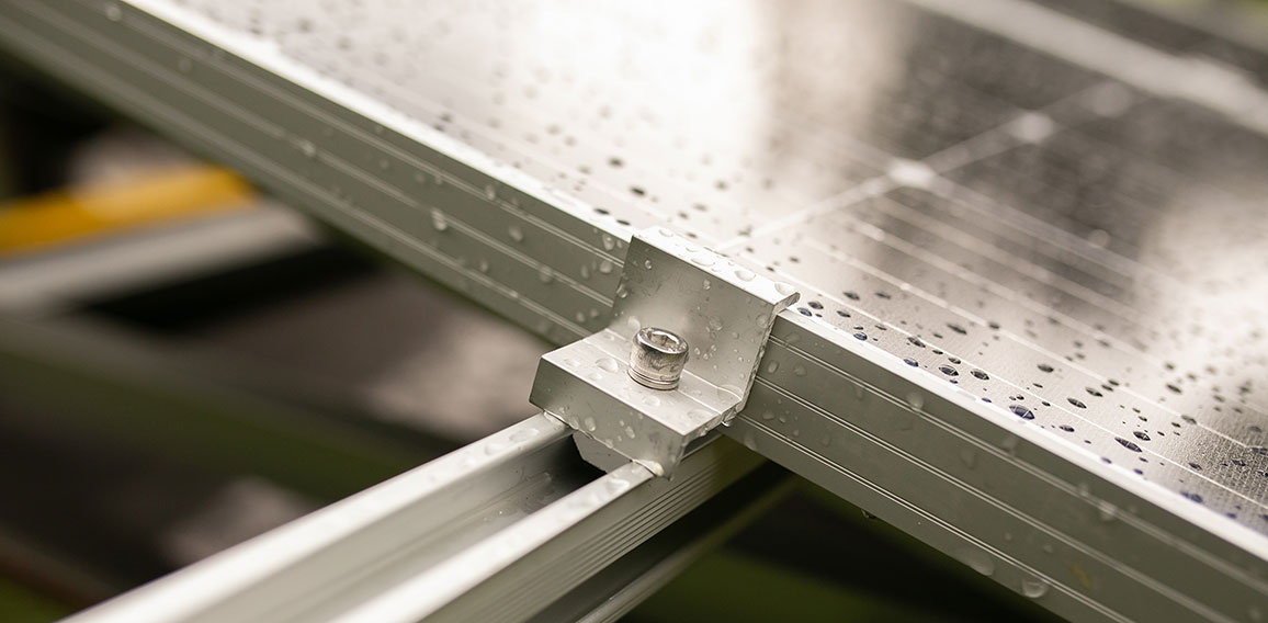 Array mounting racks for Solar Cell equipment