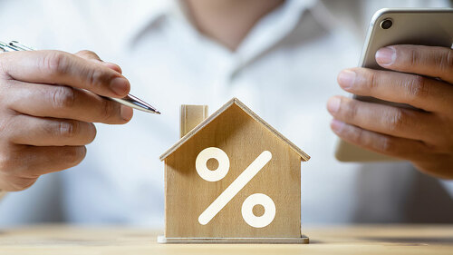 Property interest rate,finance loan increase.investment planning