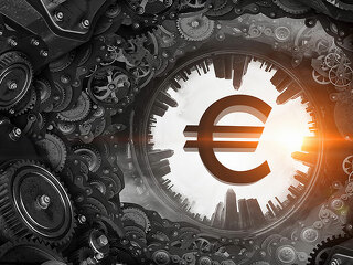 Metal gear mechanism. Mixed media