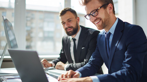 Business people working