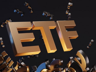 ETF - Exchange Traded Fund. Trade Market IPO Financial Technolog