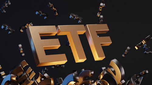 ETF - Exchange Traded Fund. Trade Market IPO Financial Technolog