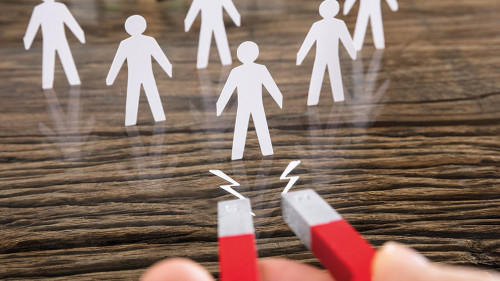 Magnet Attracting Paper Cut Out