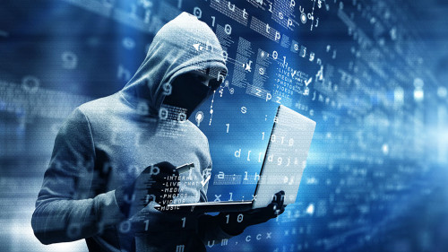 Network security and privacy crime. Mixed media