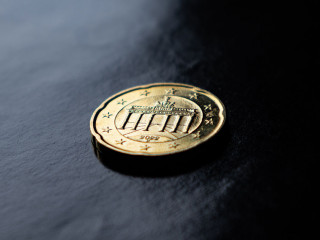 20 Cent Euro Rückseite Brandenburger Tor Goldstück