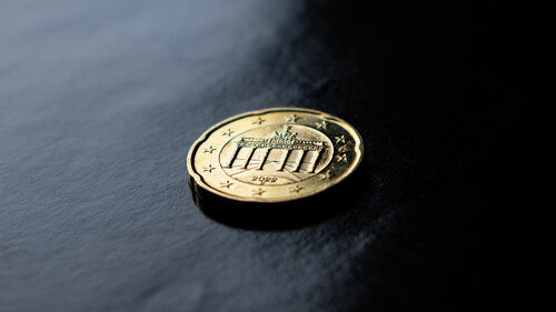 20 Cent Euro Rückseite Brandenburger Tor Goldstück