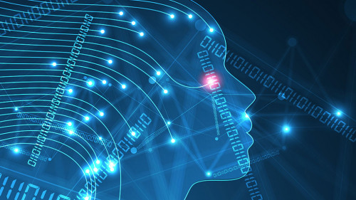 Conceptual technology illustration of artificial intelligence