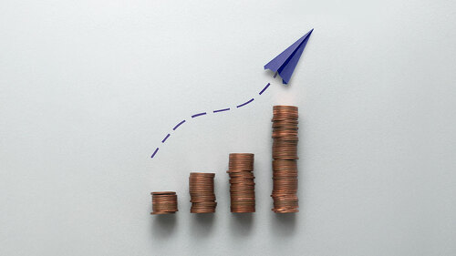 Rising inflation, costs and prices concept